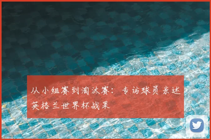 从小组赛到淘汰赛:专访球员亲述英格兰世界杯战果