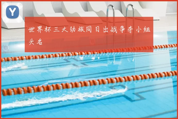 世界杯三大劲旅同日出战争夺小组头名