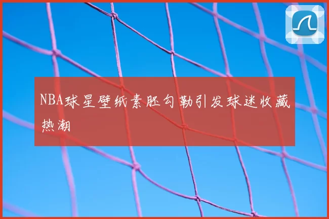 NBA球星壁纸素胚勾勒引发球迷收藏热潮